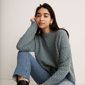 MADEWELL: Basketweave Stitch Sweater